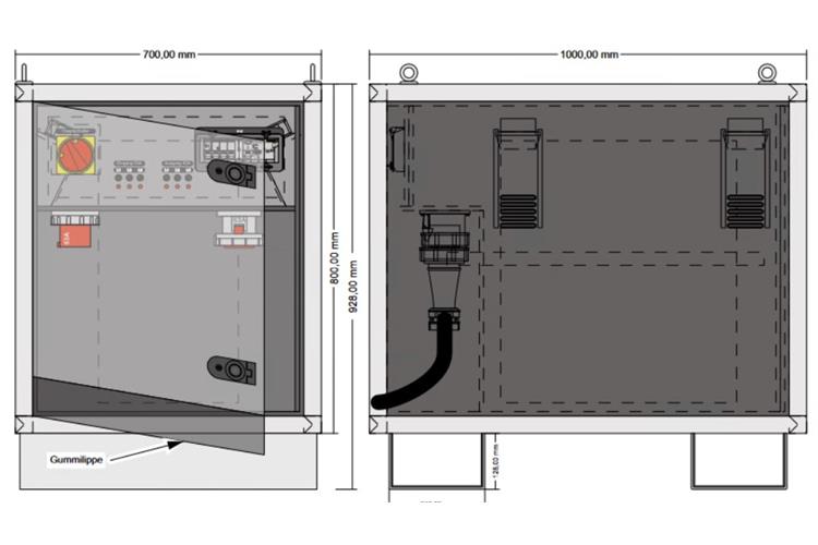 NS- Trenn-Transformator 45 kVA